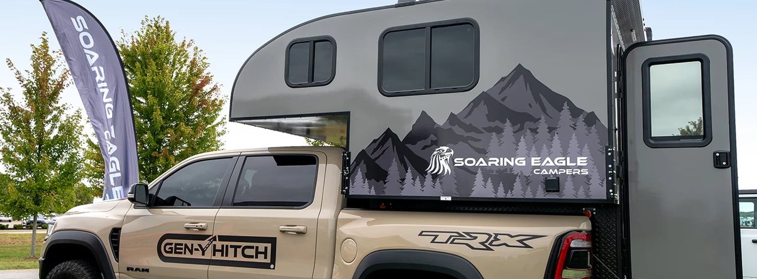 Truck Camper exterior - Soaring Eagle